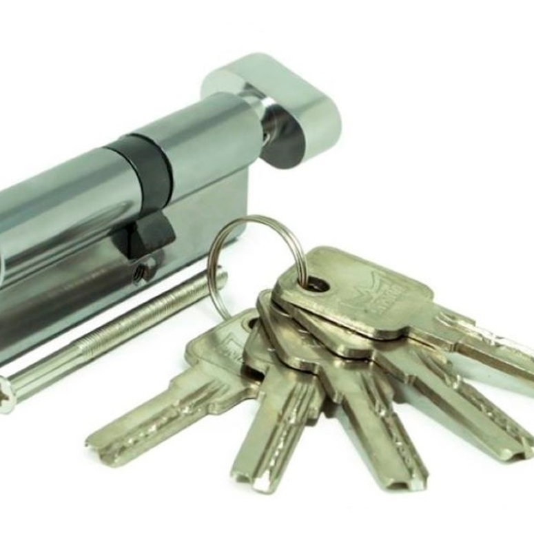 Евроцилиндр CBR-1 95(40x55В) с вертушкой никель DORMA в Москве_Изображение_1