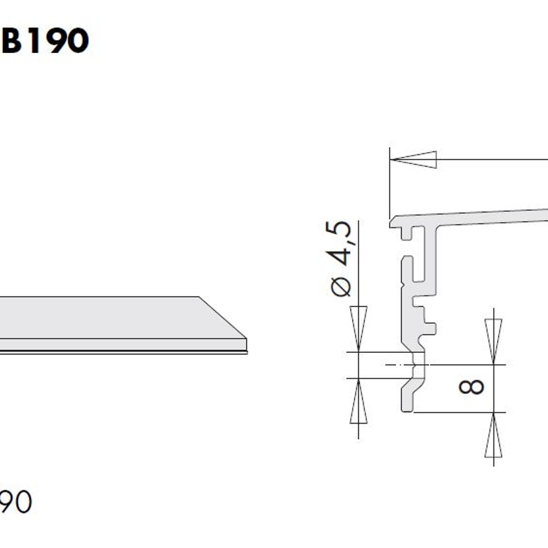 Порог входной EP B190 GR.200 EV1 в Новосибирске