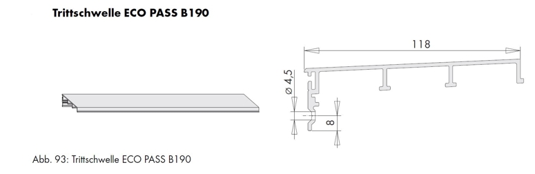 Порог входной EP B190 GR.200 EV1 в Новосибирске Порог входной EP B190 GR.200 EV1 в Новосибирске