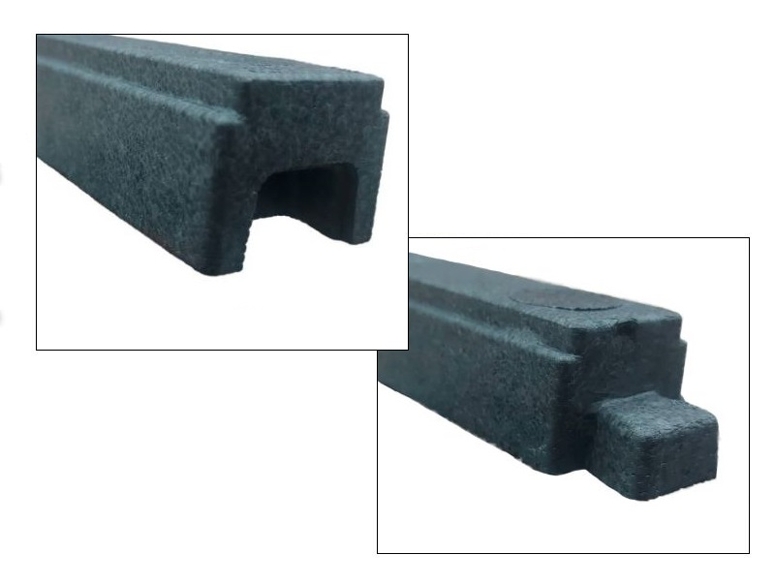 Профиль теплый подставочный 30х47х1175мм (VEKA) BLAUGELB в Москве Профиль теплый подставочный 30х47х1175мм (VEKA) BLAUGELB в Москве