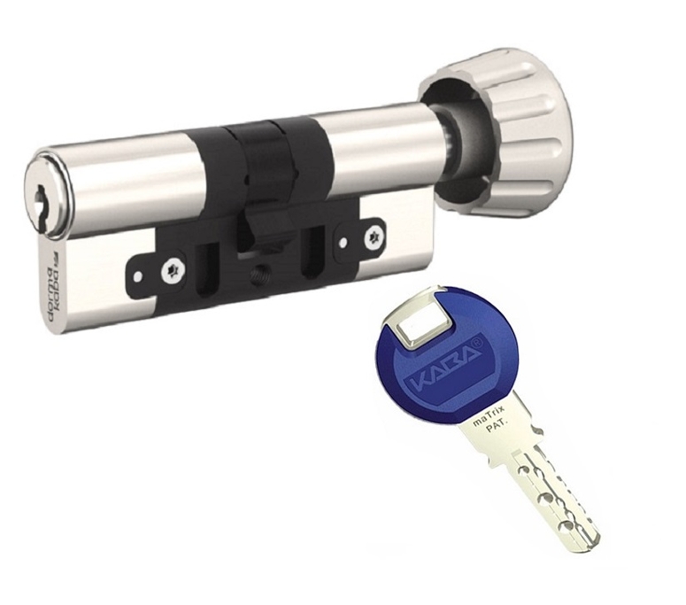 Евроцилиндр MATRIX PLUS 100(35х65В) с вертушкой никель DORMA в Москве Евроцилиндр MATRIX PLUS 100(35х65В) с вертушкой никель DORMA в Москве