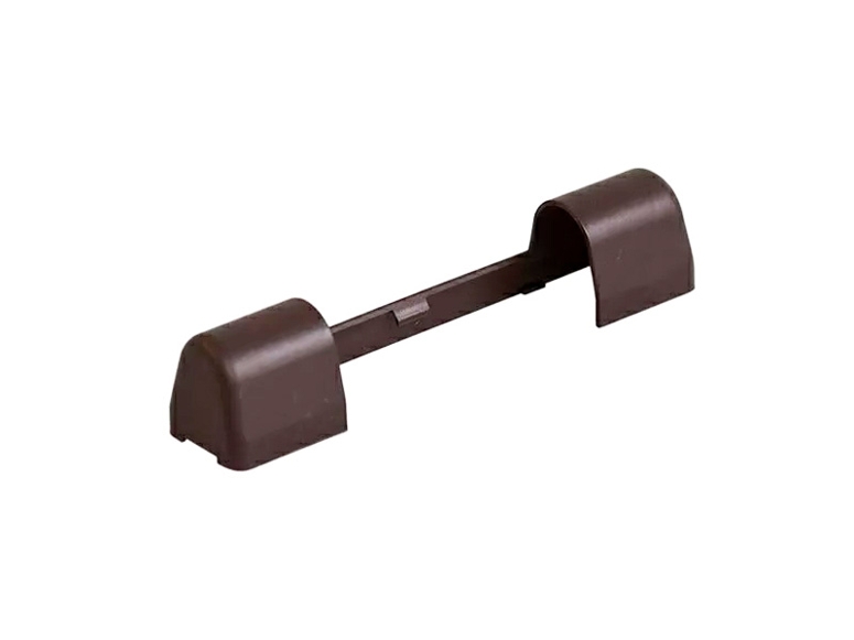 Накладка декоративная S коричневая RAL8019 (500шт) в Новосибирске Накладка декоративная S коричневая RAL8019 (500шт) в Новосибирске