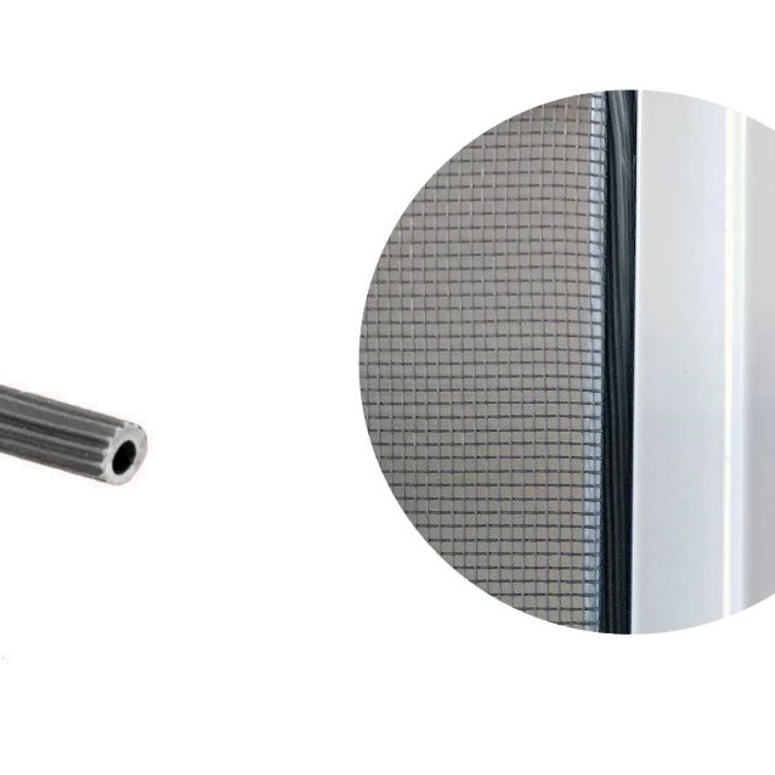 Уплотнение для москитной сетки резиновое 5мм (100м) в Новосибирске