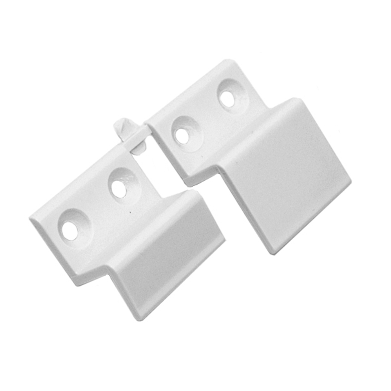 Деталь крепления "верх-низ" ПВХ белая в Новосибирске