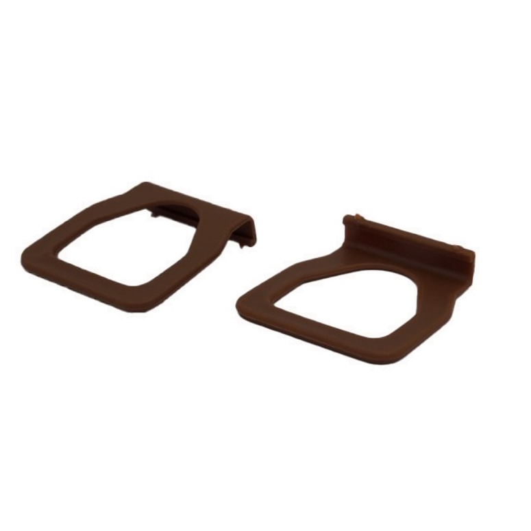 Ручка для москитной сетки для закатки под резинку ПВХ малая коричневая в Новосибирске