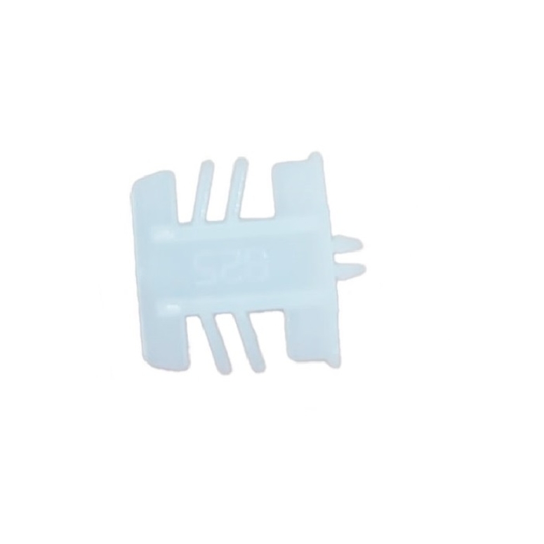 Фиксатор 8х25мм на торцевую заглушку с хвостиком неокрашенная пластиковая в Новосибирске