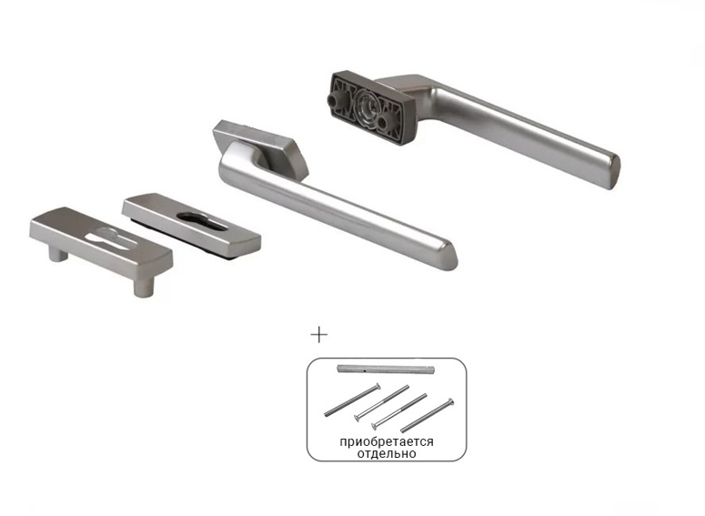 Комплект ручки PSK-PZ серебро в Самаре Комплект ручки PSK-PZ серебро в Самаре