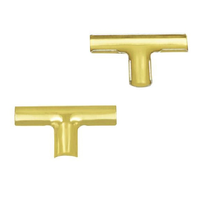 Накладка на T-обр соединение 5,5х7,5мм золото AL в Новосибирске