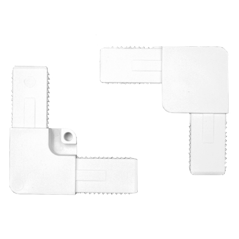 Уголок соединительный для москитной сетки литой 30мм белый НОРТЕКС в Новосибирске