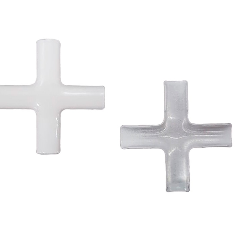 Центральный крест 5,5х7,5мм накладка белый AL в Новосибирске_Изображение_2