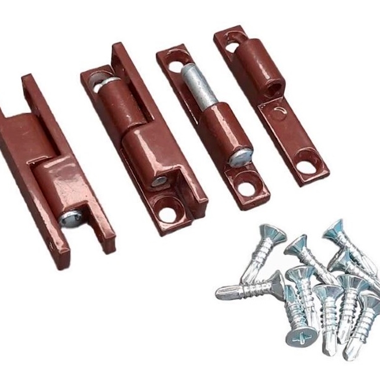 Петля алюминиевая коричневая в Новосибирске