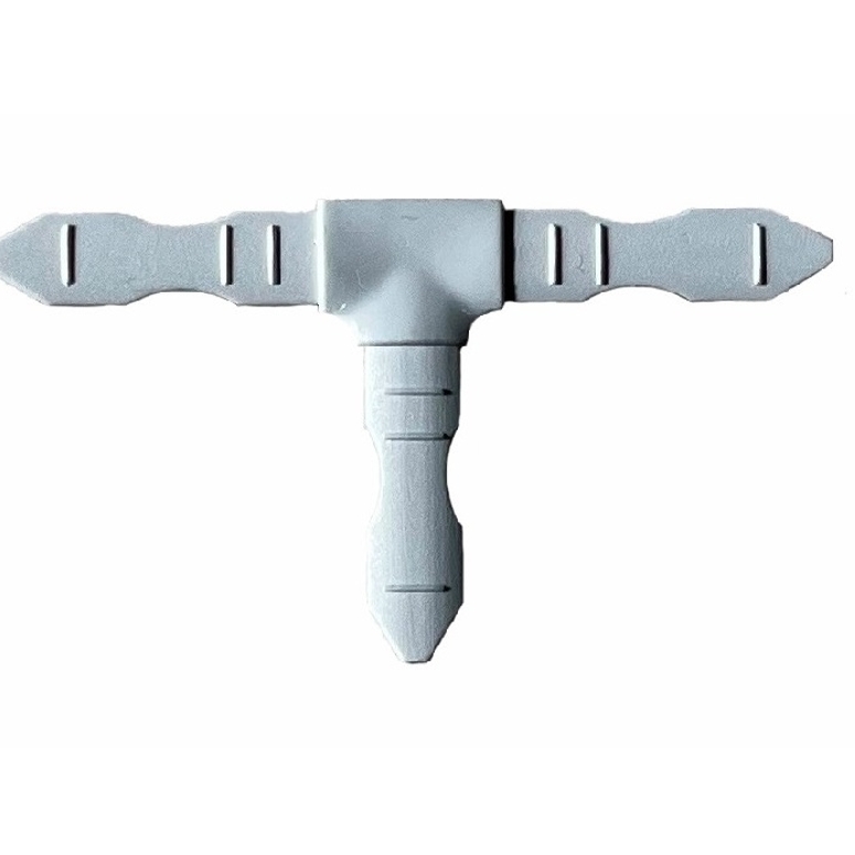 Соединение T-обр 5,5х7,5мм белый NY в Новосибирске