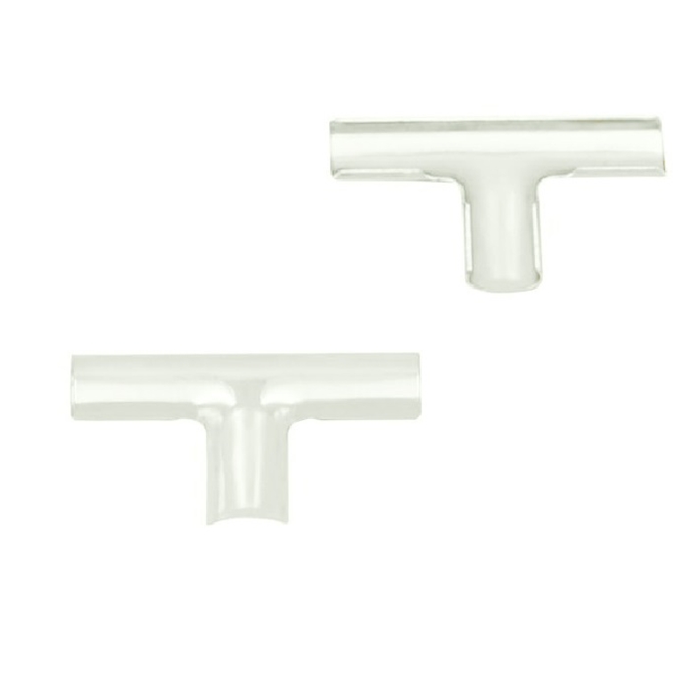 Накладка на T-обр соединение 5,5х7,5мм белый AL в Новосибирске