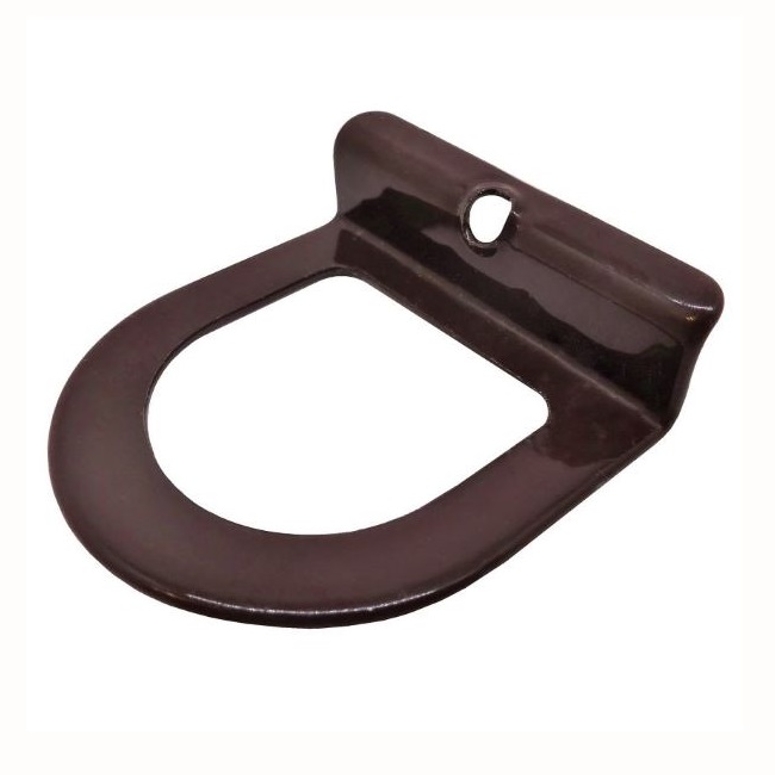 Ручка для москитной сетки с круглым отверстием ПВХ коричневая в Новосибирске