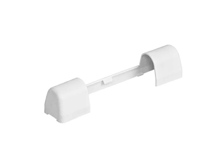 Накладка декоративная S белая RAL9016 (500шт) в Новосибирске Накладка декоративная S белая RAL9016 (500шт) в Новосибирске