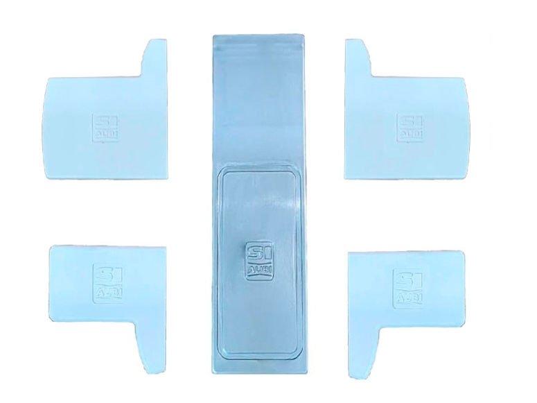 Набор накладок к тележке D-FS PLUS RAL9003 в Новосибирске Набор накладок к тележке D-FS PLUS RAL9003 в Новосибирске