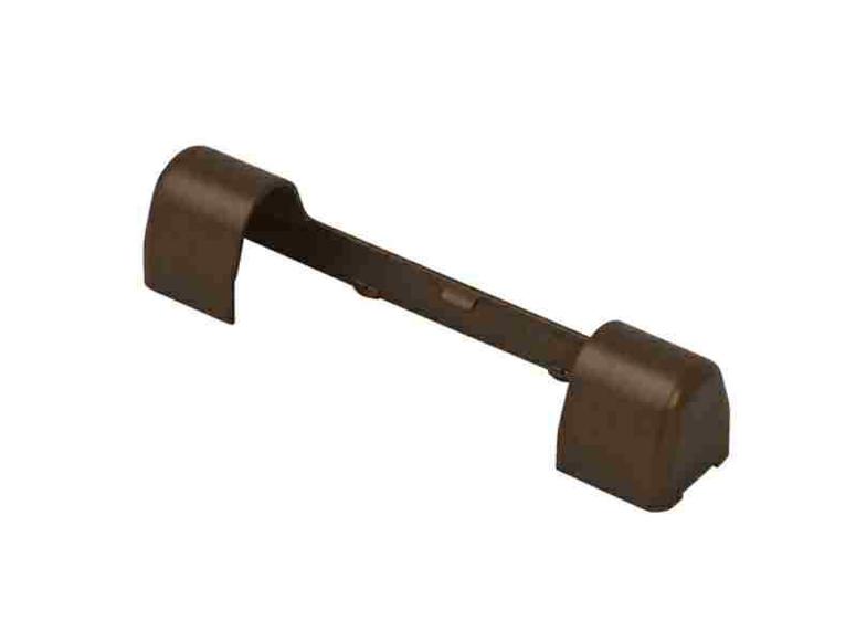 Накладка декоративная S средняя бронза в Самаре Накладка декоративная S средняя бронза в Самаре