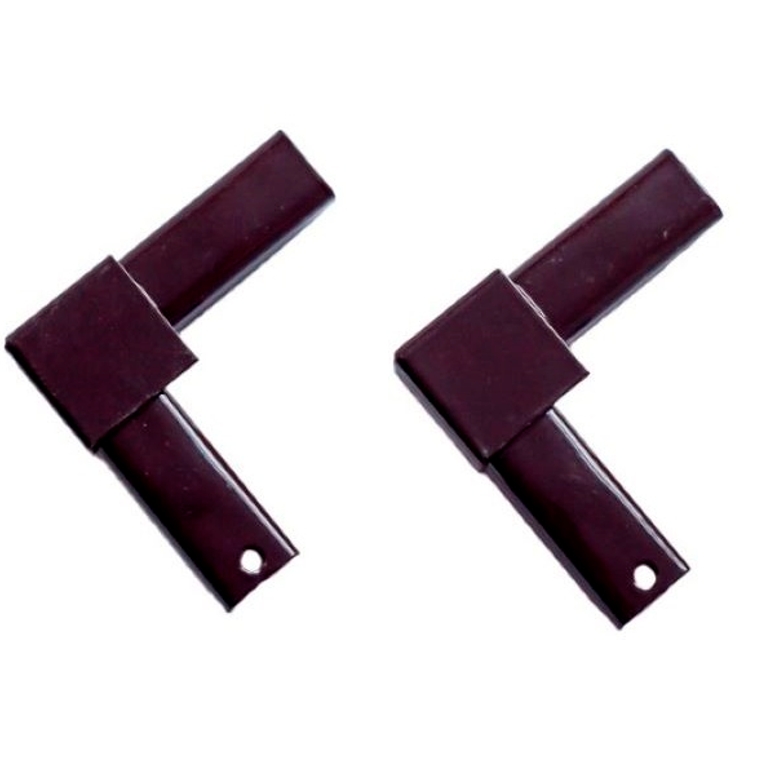 Уголок соединительный для москитной сетки металлический коричневый в Новосибирске