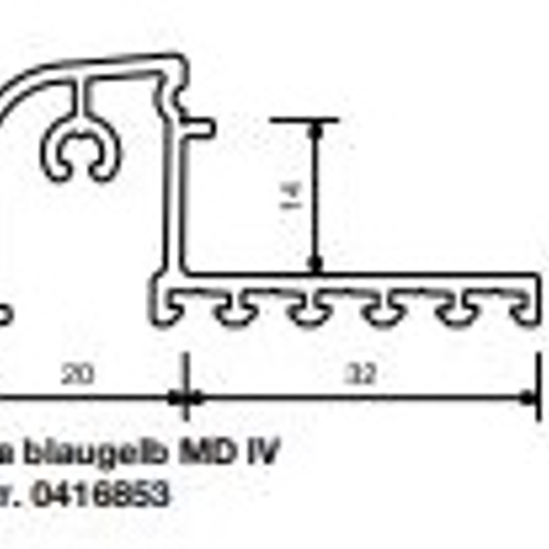 Профиль водоотводный MD IV EV1 BLAUGELB в Москве_Изображение_2