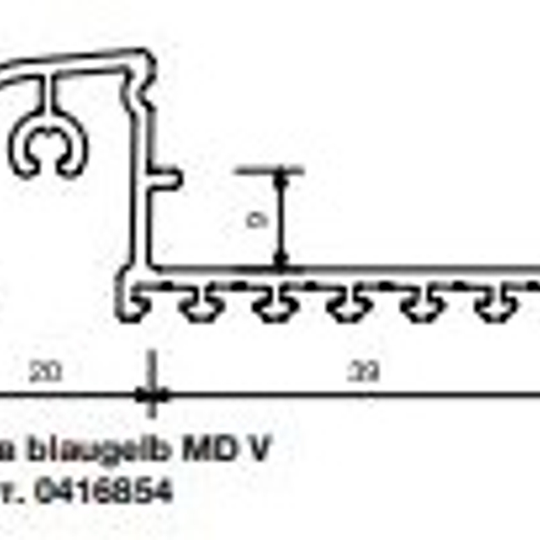 Профиль водоотводный MD V EV1 BLAUGELB в Москве_Изображение_2