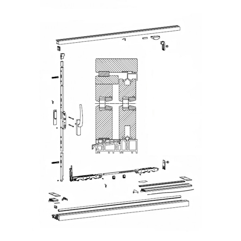 Комплект порога TT2.1 W4 TS6 LS24 5мм L3000мм в Москве