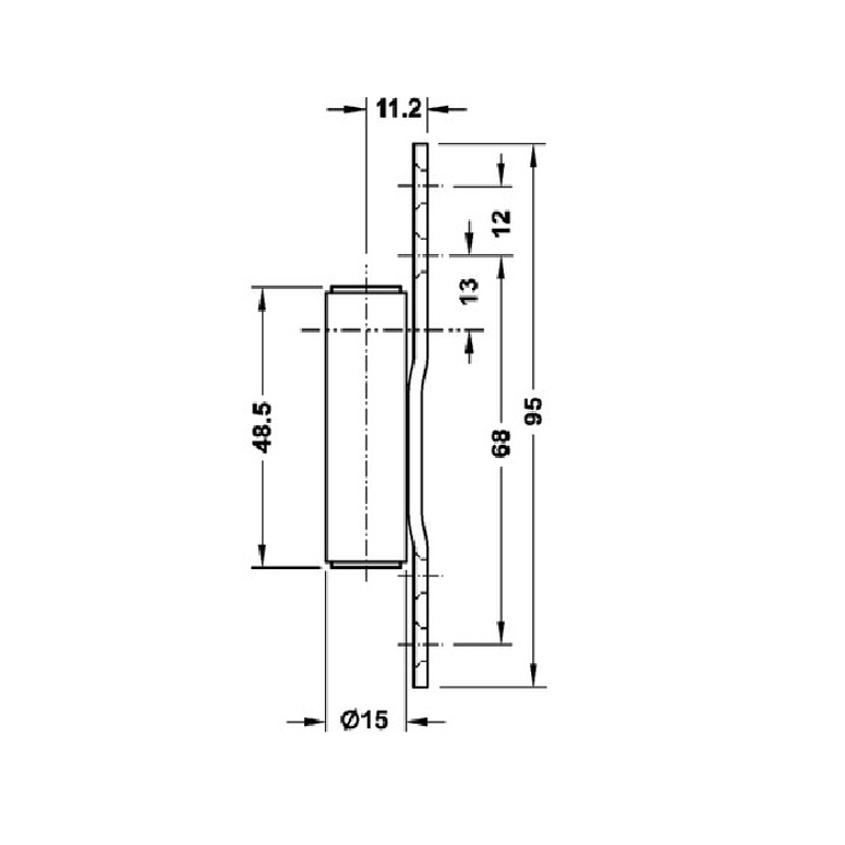 Часть рамная VARIANT V8000 WF ASR никелированная SIMONSWERK в Москве_Изображение_2