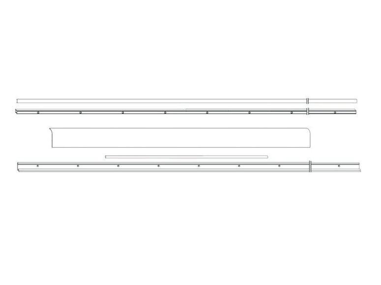 Набор профилей PSK COMFORT GR.107/240 RAL9003 в Самаре Набор профилей PSK COMFORT GR.107/240 RAL9003 в Самаре