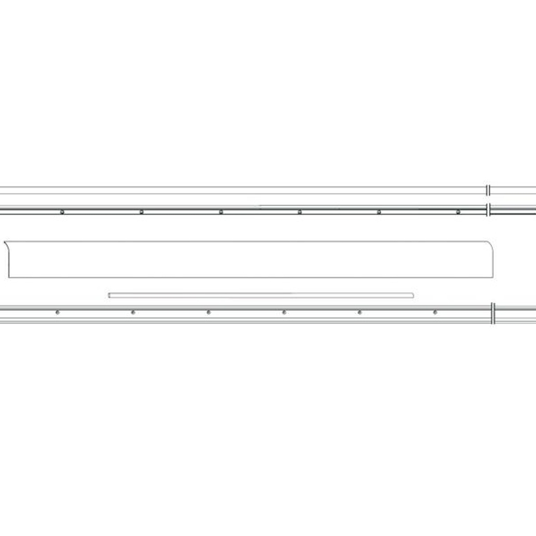 Набор профилей PSK COMFORT GR.130/286 RAL8022 в Москве