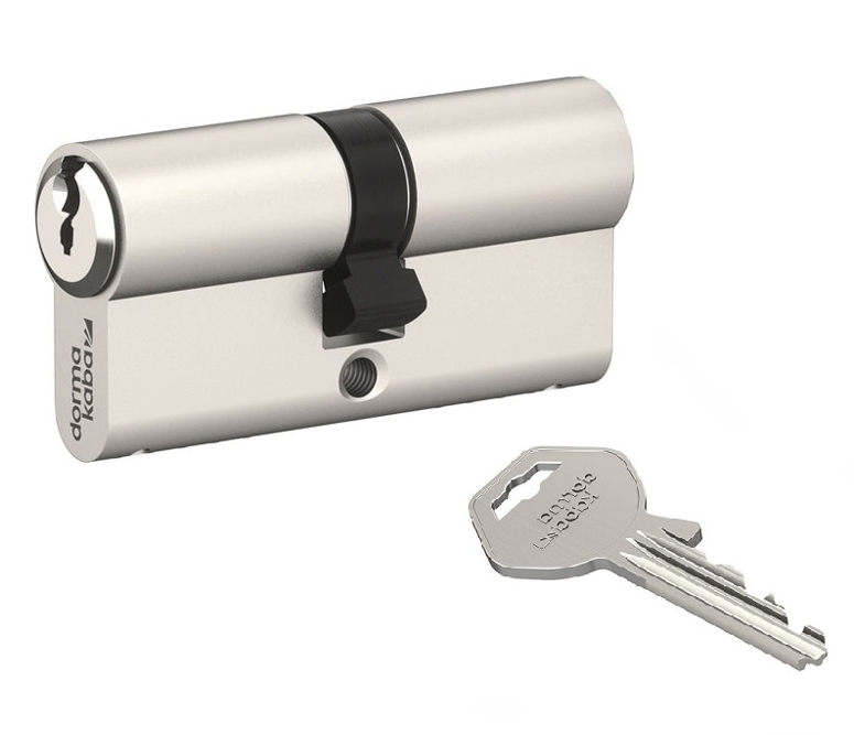 Евроцилиндр E-SP 90(45х45) никель DORMA в Москве Евроцилиндр E-SP 90(45х45) никель DORMA в Москве