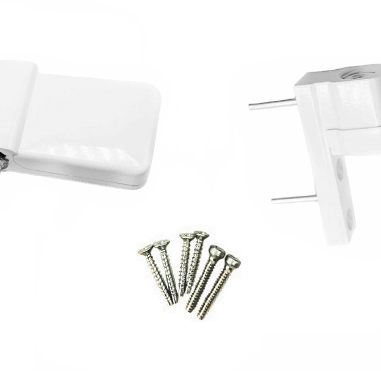 Петля дверная DH-S.2 (01) белая RAL9016 в Новосибирске