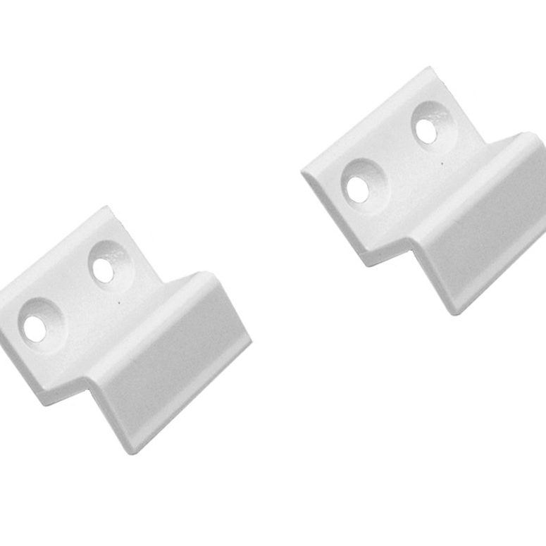 Деталь крепления "низ" ПВХ белая в Новосибирске