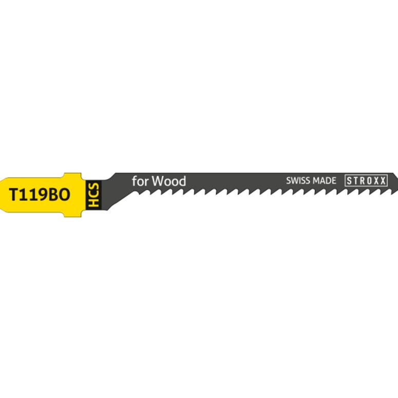 Полотно лобзика для дерева T119BO 2-15мм (5 шт) STROXX в Москве_Изображение_2