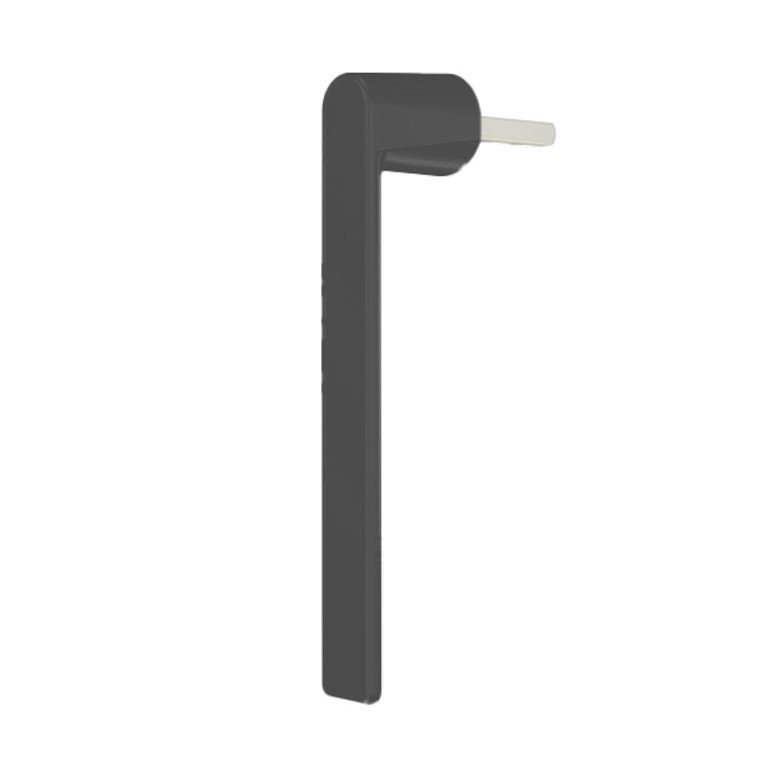 Ручка безрозеточная MINIMALIST для HS портала односторонняя лакированный черный в Санкт-Петербурге