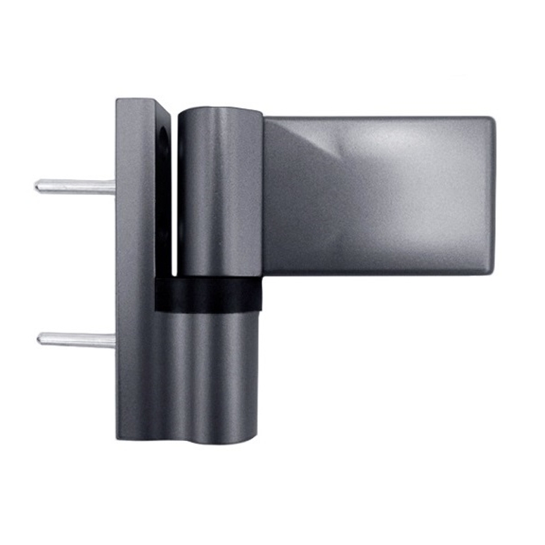 Петля дверная AT DHV наплав 15.0-20.0мм вес 140кг антрацит RAL7016 STROXX в Москве_Изображение_3