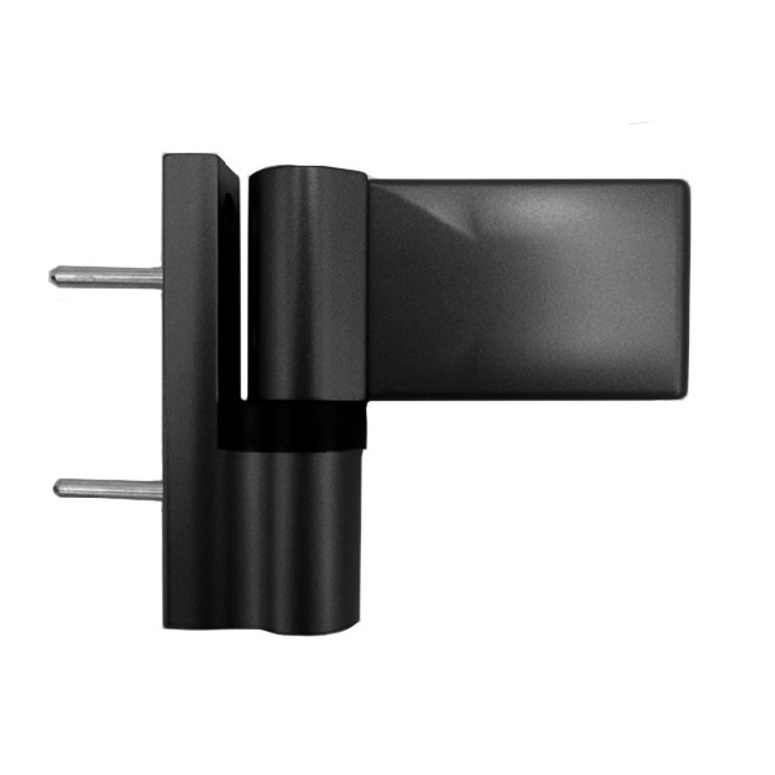 Петля дверная AT DHV наплав 15.0-20.0мм вес 140кг черный RAL9005 STROXX в Казани_Изображение_3