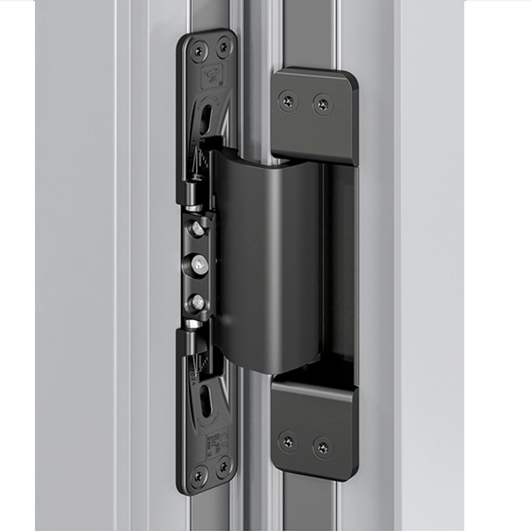 Петля дверная скрытая VL Band AT универсальная анод черный C35 до фальца 20 мм в Казани_Изображение_3