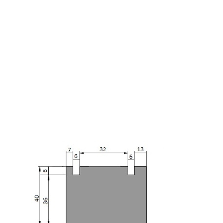 Профиль теплый подставочный фрезерованный 36/40X64X1200MM (Tatprof TDS D72.01.01.) BLAUGELB в Москве