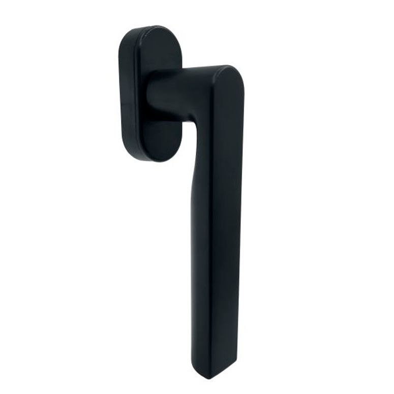 Ручка оконная LBS дизайн Secustik черная RAL9005 STROXX в Москве