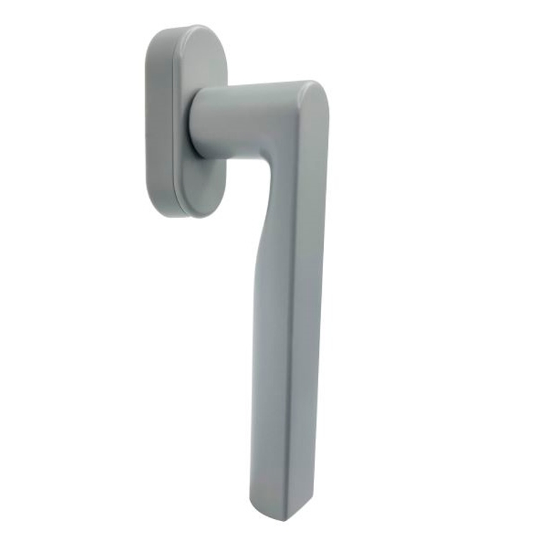 Ручка оконная LBS дизайн Secustik серебристо-серая RAL9006 STROXX в Москве