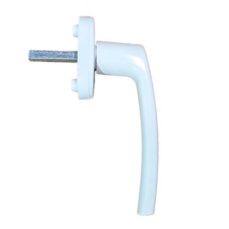 Ручка оконная R дизайн 37 мм белая RAL9016 STROXX в Санкт-Петербурге