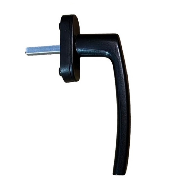 Ручка оконная R дизайн 37 мм черная RAL9005 STROXX в Санкт-Петербурге