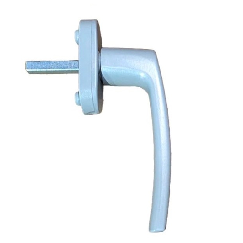 Ручка оконная R дизайн 37 мм серебристая RAL9006 STROXX в Санкт-Петербурге