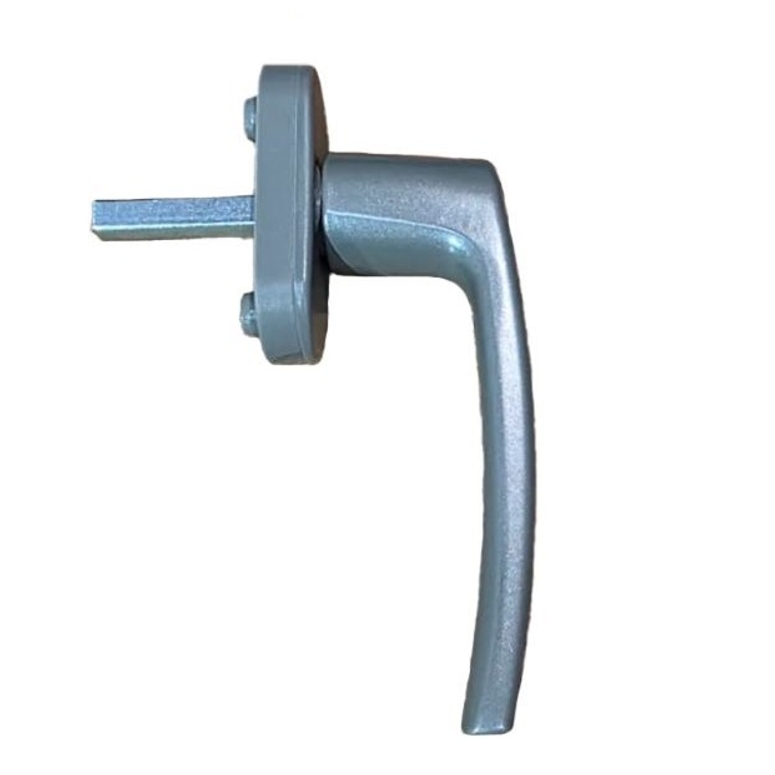 Ручка оконная R дизайн 37 мм серая RAL9007 STROXX в Санкт-Петербурге