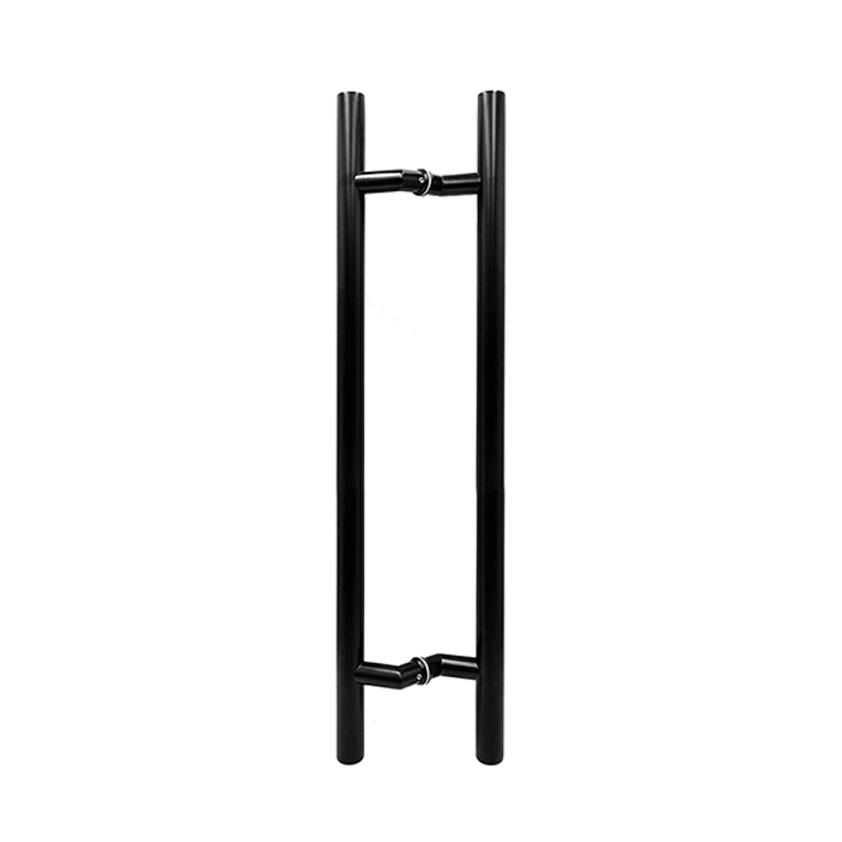 Ручка дверная офисная двухсторонняя P135 ⌀32 Х=1200 L=1500 нержавеющая сталь черная RAL9005 STROXX в Москве_Изображение_2