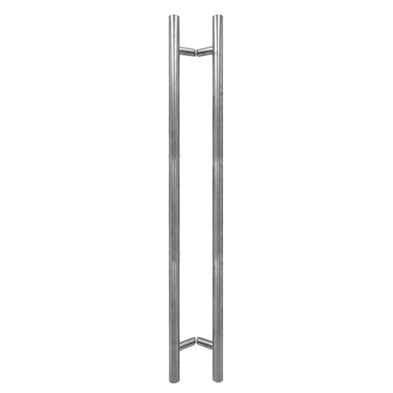 Ручка дверная офисная двухсторонняя P45 ⌀32 Х=1200 L=1500 45° нержавеющая сталь матовая STROXX в Москве_Изображение_2