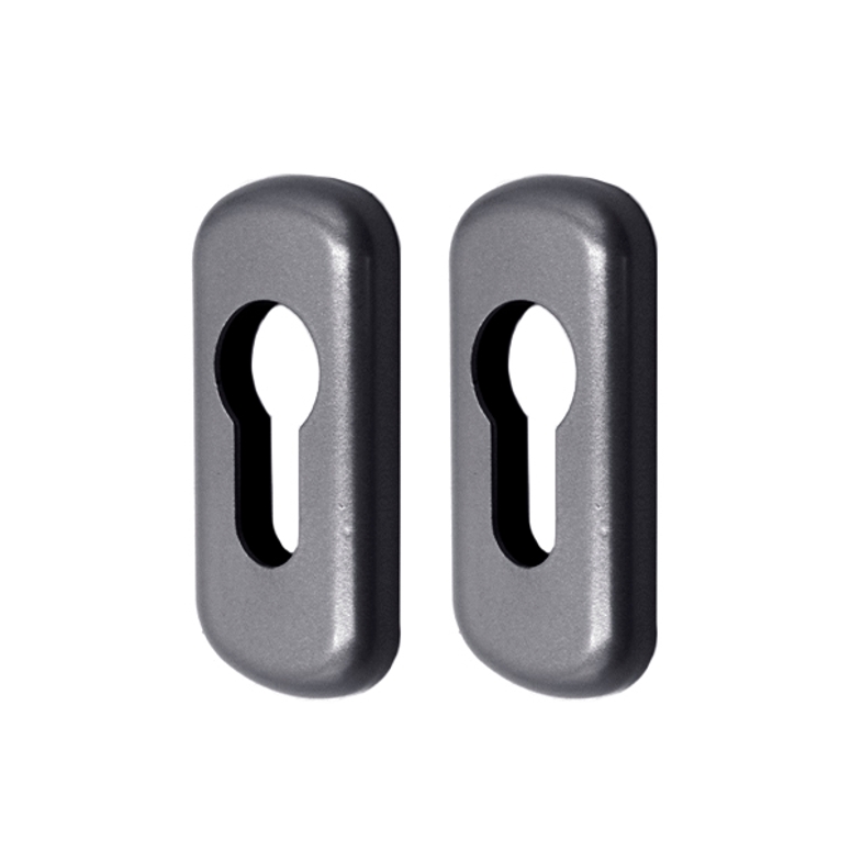 Накладка на цилиндр двусторонняя MIA антрацит RAL7024 STROXX в Уфе