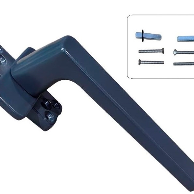 Ручка оконная с крепежом GL 25-37мм, антрацит RAL7024 STROXX в Москве