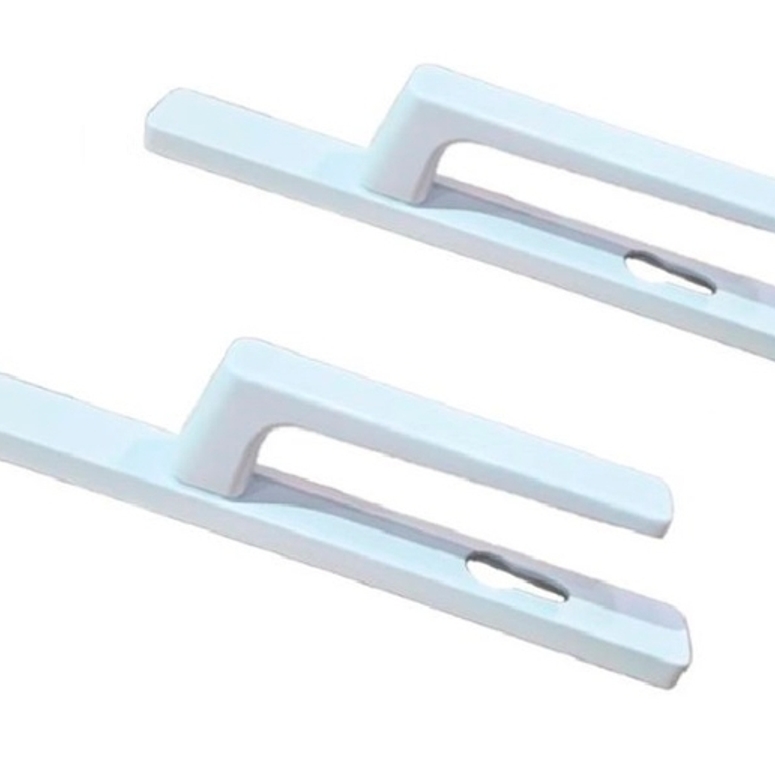 Гарнитур дверной нажимной GL 92-28 мм белый RAL9016 STROXX в Москве_Изображение_3