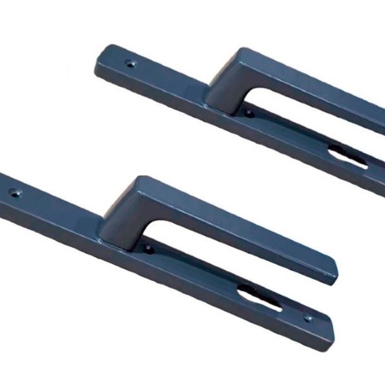 Гарнитур дверной нажимной GL 92-28 мм антрацит RAL7024 STROXX в Москве_Изображение_3