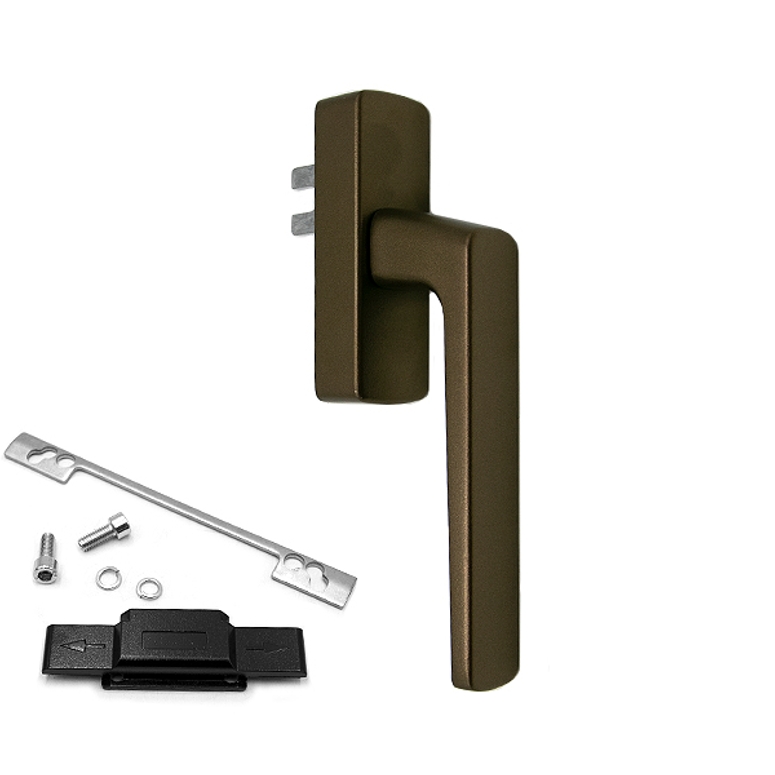 Ручка оконная GL U-адаптер, флюрокарбон античная бронза STROXX в Казани